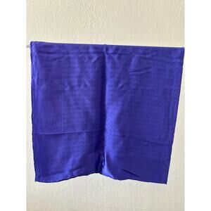 Vintage Bottega Veneta Silk Scarf Traditional Woven Pattern 33"x33" Purple
